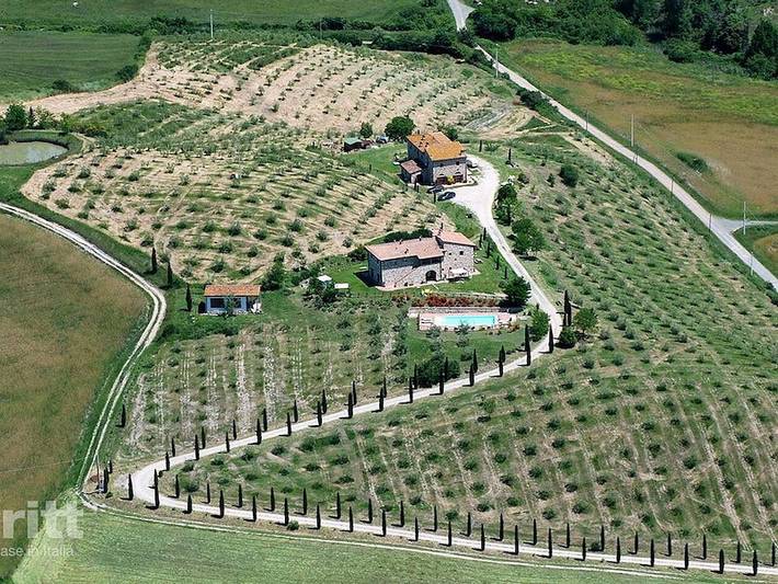 Location de vacances pour 2 personnes, avec balcon/terrasse et terrasse à Volterra - 2