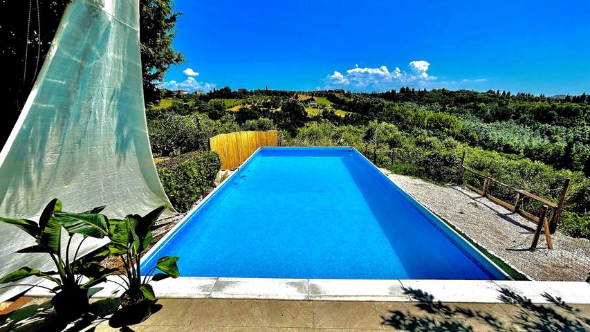 Casa Vacanze 'Natura Mia' with Private Pool, Wi-Fi, and Air Conditioning in San Miniato, Pisa Province