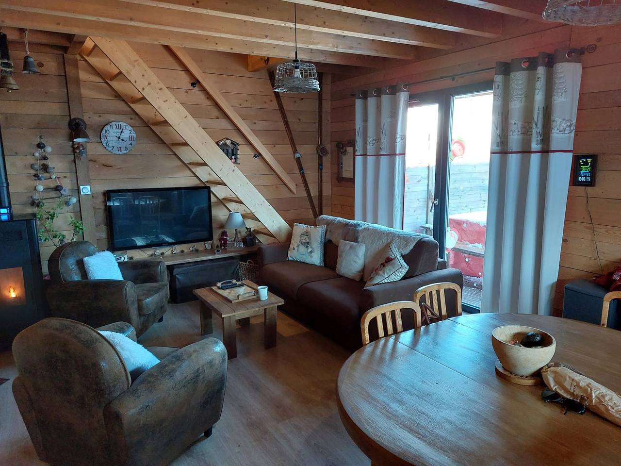 Loue chalet mitoyen in Lamoura, Parc naturel régional du Haut-Jura