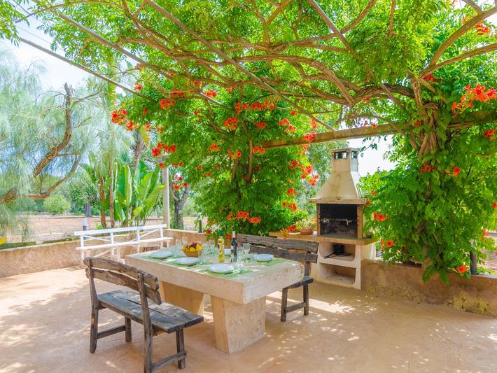 Finca für 6 Personen, mit Garten in Cala Mondrago - 4