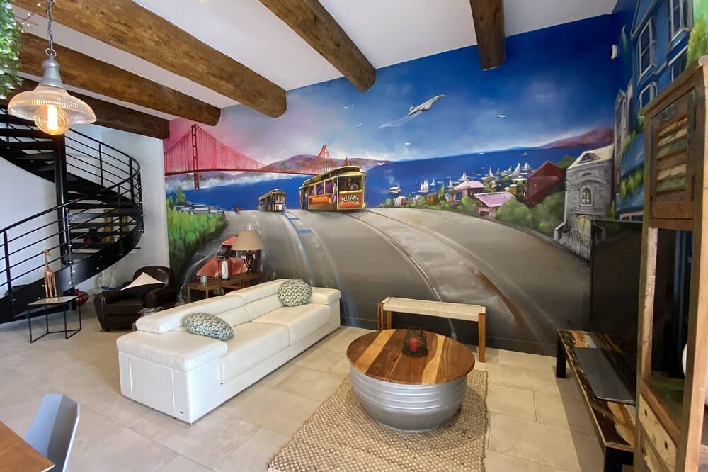 Apartamento entero, Coliving La Vigneronne - Studio La Vendange Studi in Mireval, Côte d'Améthyste