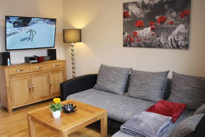 Ferienwohnung für 4 Personen, mit Balkon und Ausblick, kinderfreundlich in Festung Königstein