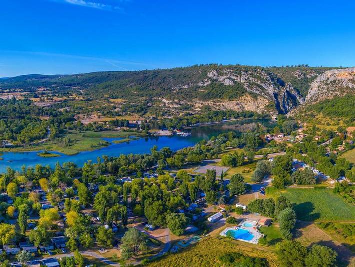 Camping les Prés du Verdon - Mobile home 4 persons - Pmr - Confort 2bed in Lac de Quinson, Quinson