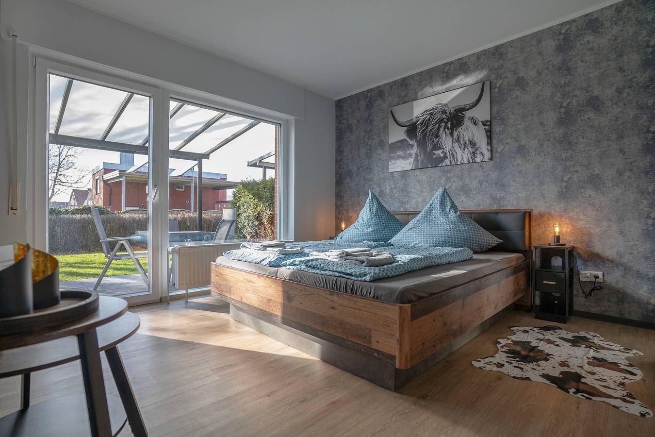 Ganze Wohnung, Ferienwohnung 'Wattwurm' mit Gemeinschaftsgarten und Wi-Fi in Norddeich, Norden und Umgebung