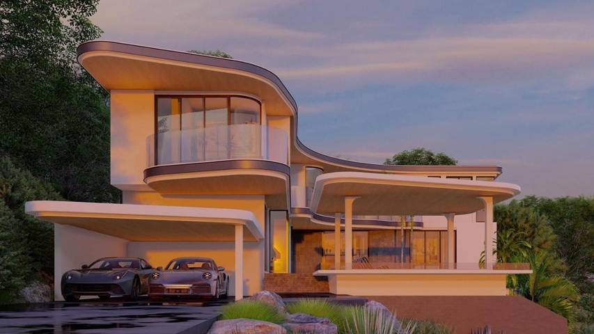 Villa für 13 Personen, mit Balkon und Pool sowie Sauna und Whirlpool auf Koh Samui
