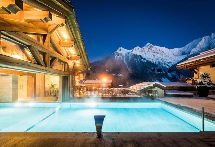 Hôtel pour 2 personnes, avec sauna et piscine ainsi que jardin et jacuzzi dans Saint-Nicolas-de-Véroce