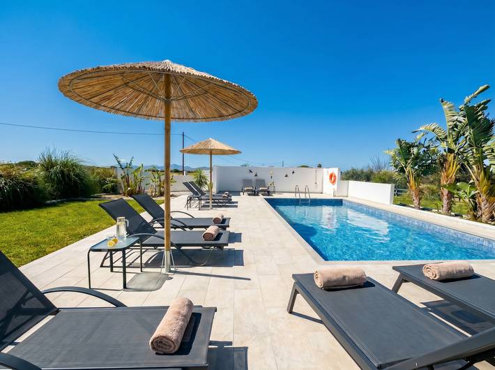 Ferienhaus für 11 Personen, mit Ausblick und Meerblick sowie Garten auf Kos - 3