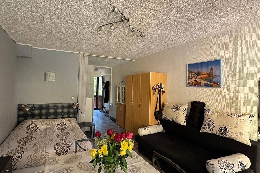 Entire apartment, Studio Classé 2 Étoiles en Rez-de-jardin Avec Grande Terrasse a 5 min à Pied du Centre Ville in Vernet-les-Bains, Parc naturel régional des Pyrénées catalanes