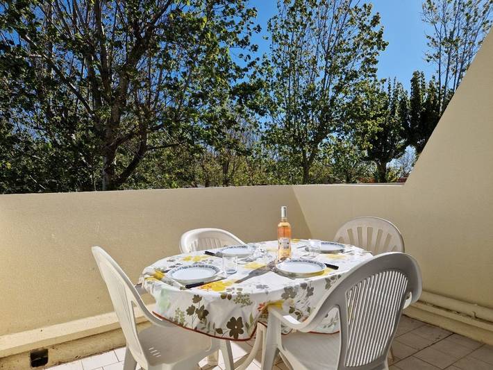 Studio pour 4 personnes, avec terrasse, animaux acceptés à Marseillan
