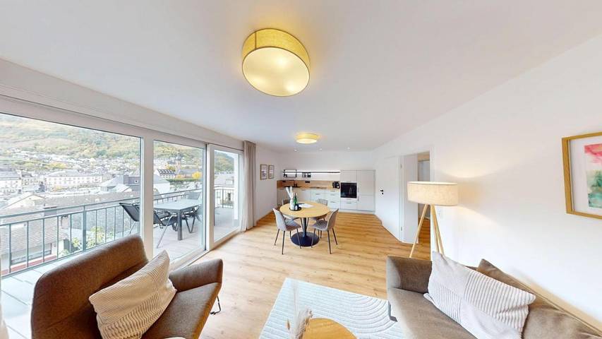 Ferienwohnung für 2 Personen, mit Ausblick und Balkon in Reichsburg Cochem - 3