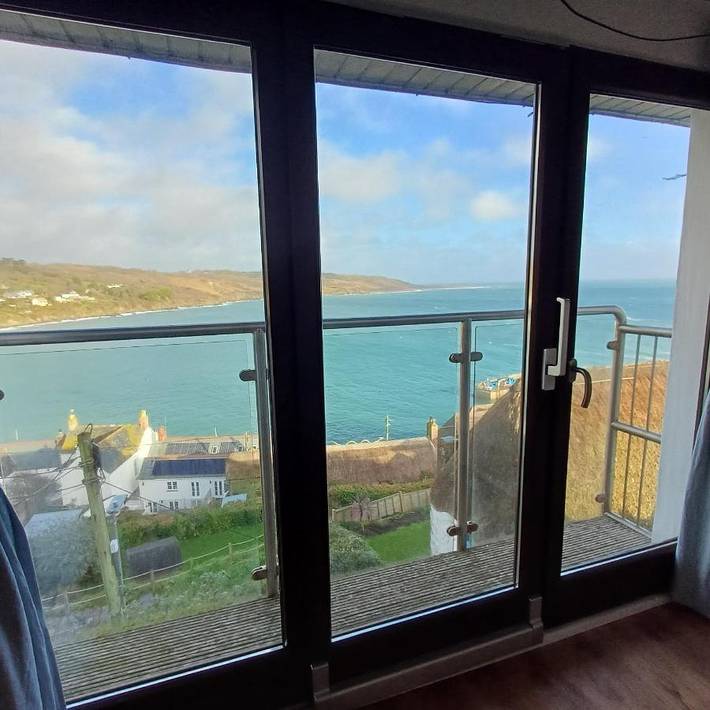 Ferienhaus für 7 Personen, mit Balkon und Ausblick