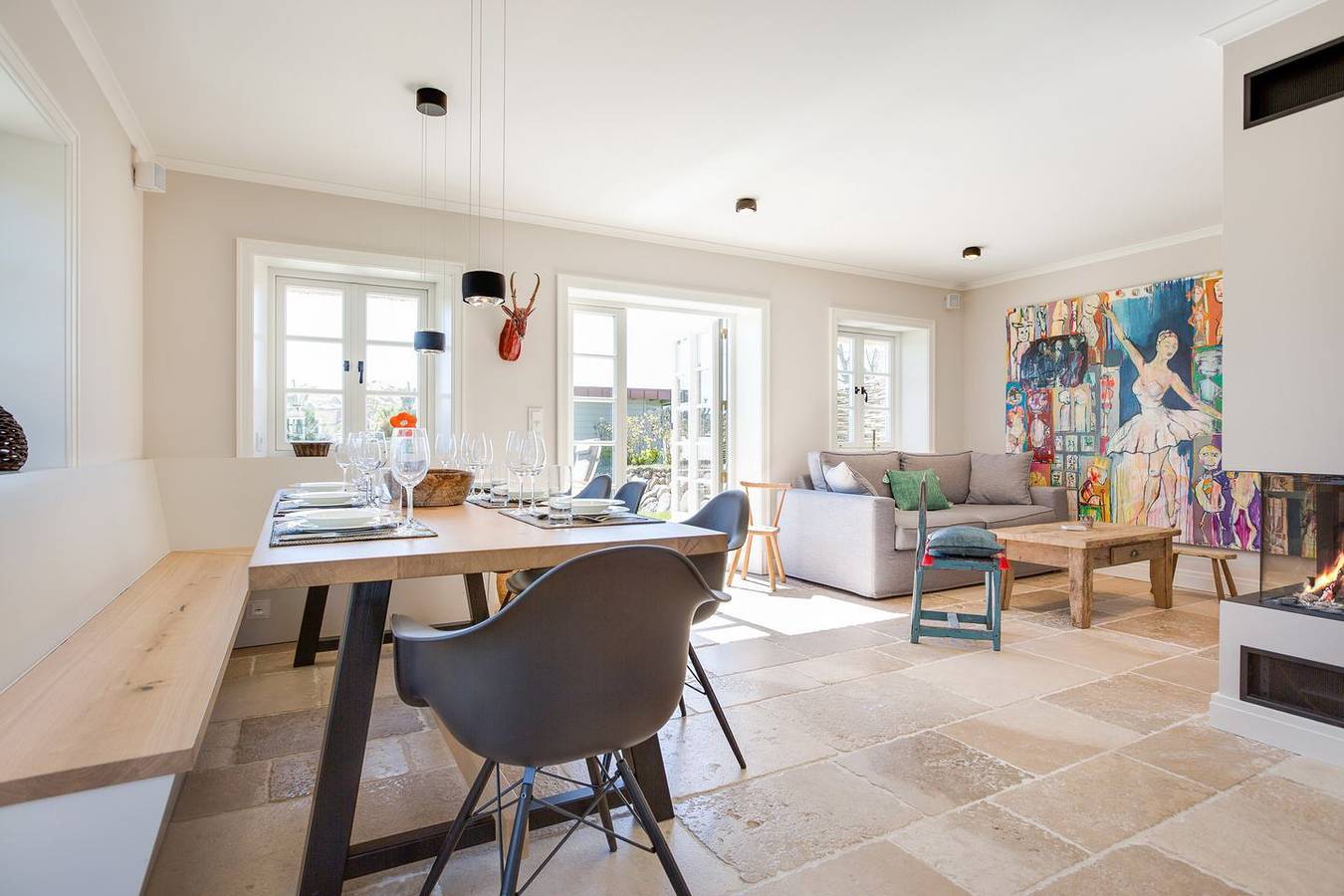 Luxushausteil unter Reet. Ca. 126 qm Nutzfläche für bis zu 6 Gäste im Eg/Ug/Og in Wenningstedt, Sylt