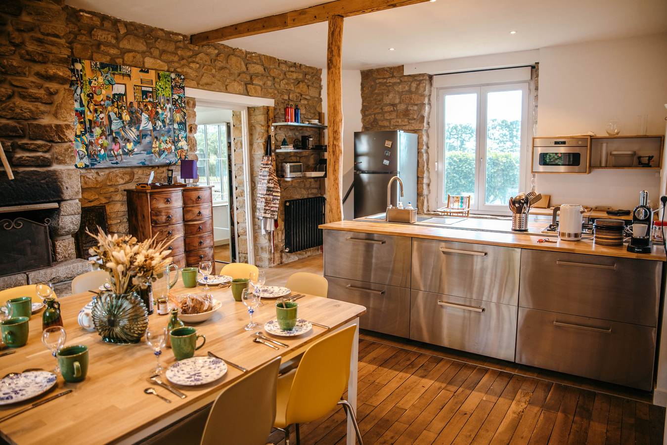 Magnifique maison pour 8 avec jardin in Guissény, Région de Brest