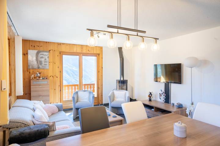 Gîte pour 6 personnes, avec balcon/terrasse et balcon à Hérémence - 2