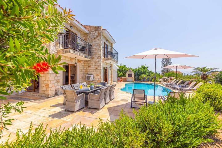 Villa für 8 Personen mit Balkon in Αργάκα, Südzypern