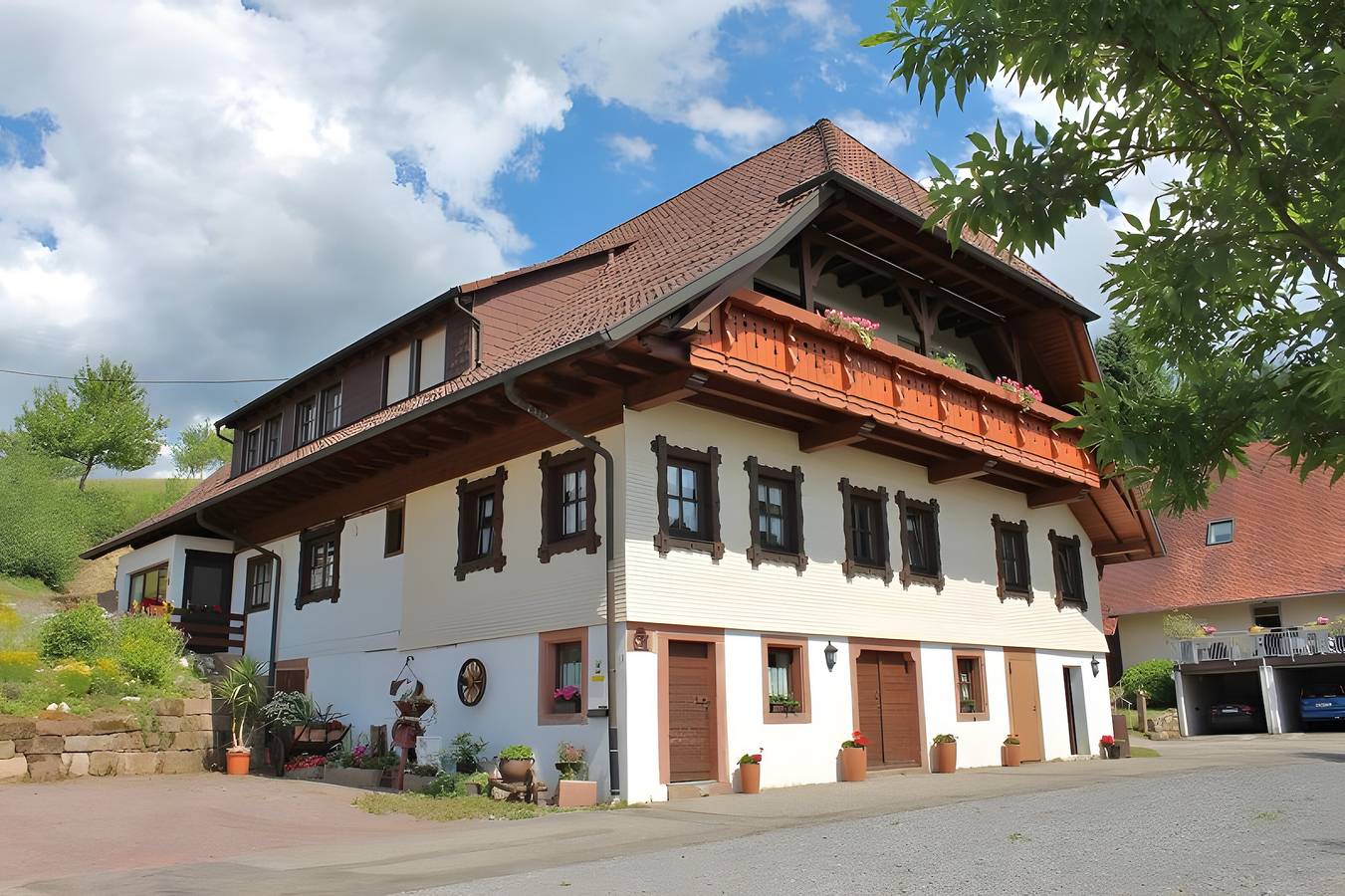 Ganze Wohnung, Ferienwohnung 'Talblick' mit Bergblick, Gemeinschaftsterrasse und Wlan in Oberharmersbach, Mittlerer Schwarzwald