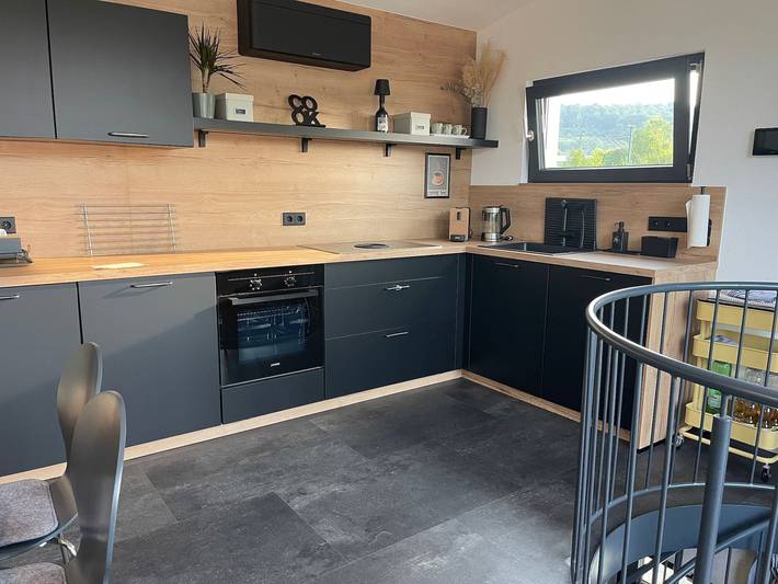 Ferienwohnung für 2 Personen, mit Balkon und Terrasse sowie Garten und Ausblick in Lehrensteinsfeld - 3