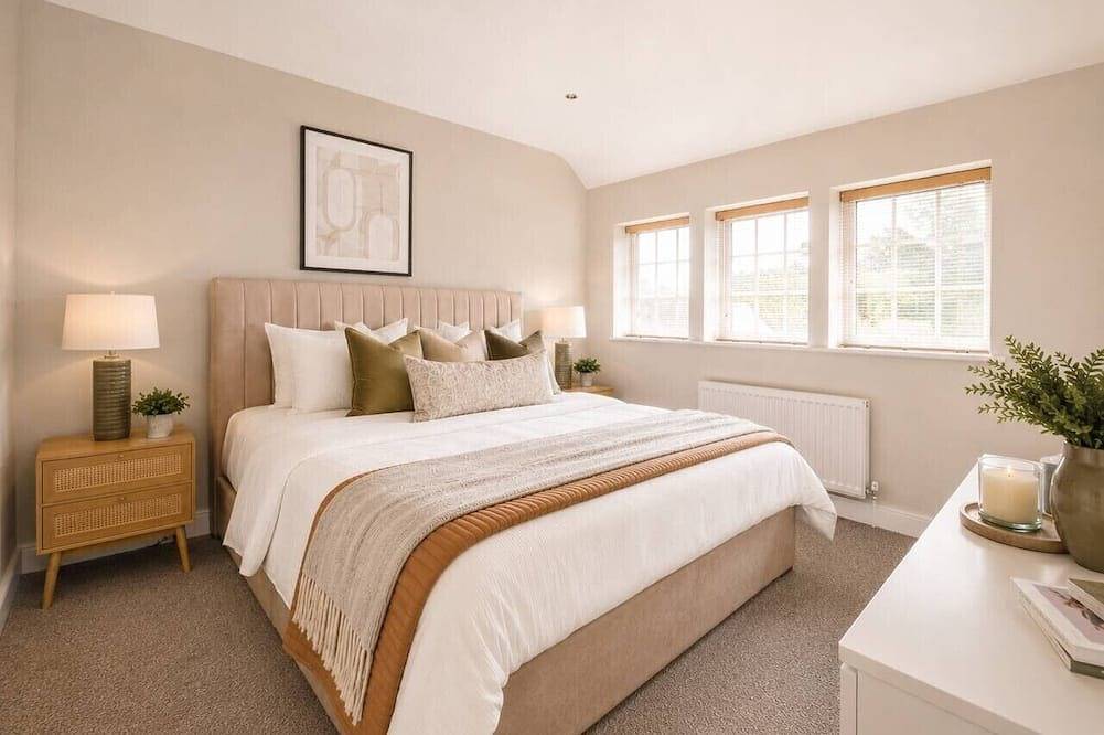 Manor Road Retreat | Modern | Sleeps 5 in London Colney, Hertfordshire