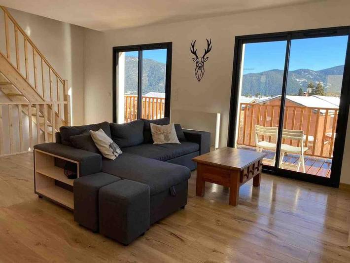 Gîte pour 6 personnes, avec terrasse ainsi que vue et jardin à Formiguères - 2