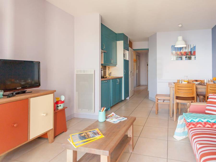 Pierre & Vacances Premium Résidence Coteau et la Mer - Wohnung 3 personen - - 1 Schlafzimmer - Terrasse oder Balkon - Meerblick in Douarnenez, Quimper und Umgebung