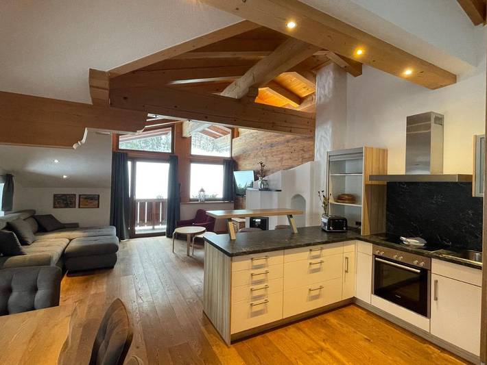 Ferienwohnung für 8 Personen, mit Balkon und Terrasse sowie Garten und Ausblick in Unken - 2