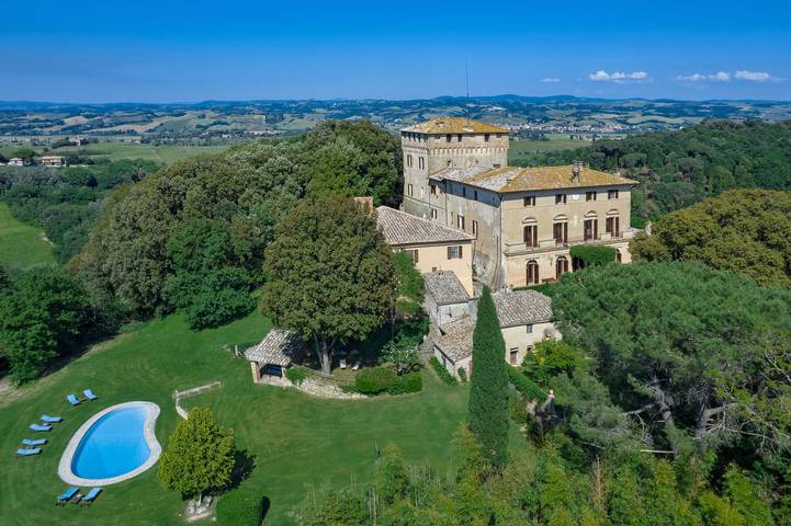 Location de vacances pour 16 personnes, avec sauna ainsi que vue et jardin à Buonconvento - 2