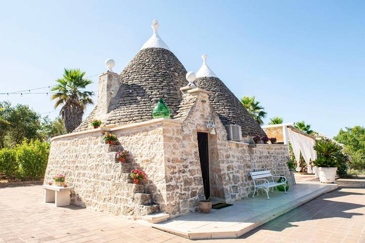 Trullo pour 2 personnes, avec jardin, animaux acceptés