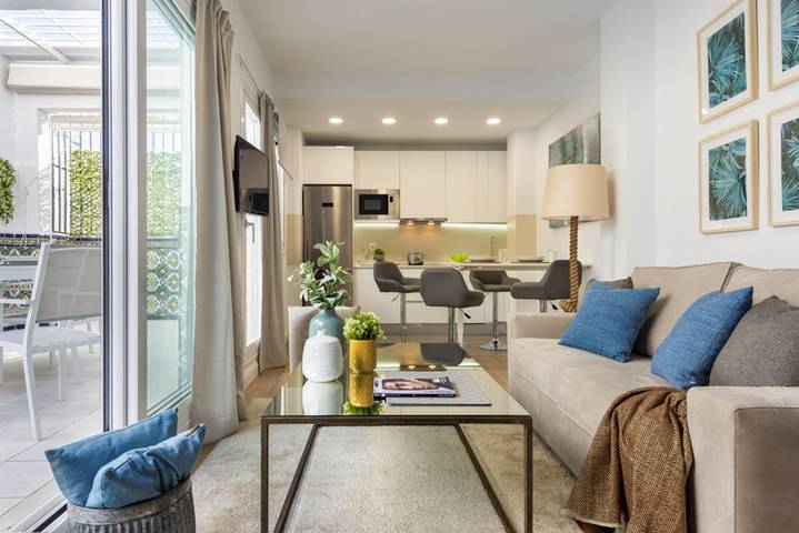 Apartamento de férias para 4 pessoas, com terraço em Sevilha