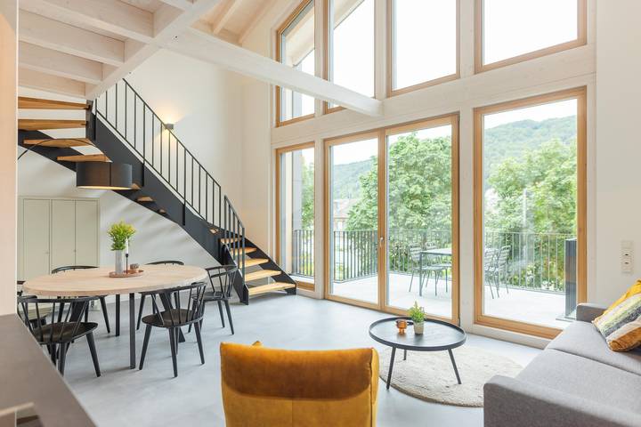 Ferienwohnung für 6 Personen, mit Balkon und Terrasse sowie Garten in Enkirch