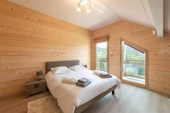 Gîte pour 12 personnes, avec balcon ainsi que sauna et jardin à Liézey - 4