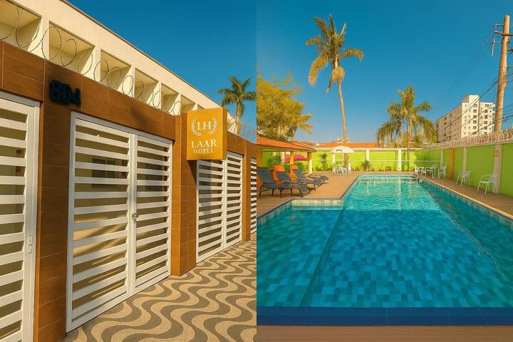 Pousadas para 2 pessoas, com jardim e piscina em Praia Grande
