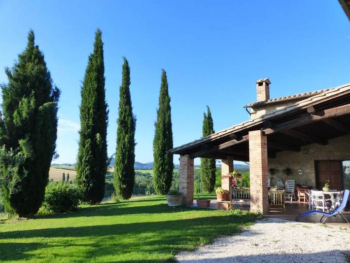 B&b per 3 persone, con Terrazza e Giardino nonché Panorama a Pienza