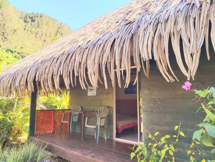 Albergo a gestione familiare per 3 persone, con giardino e terrazza nonché piscina in Polinesia Francese