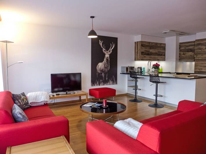 Vacation rental for 5 people, with Balcony and Lake view in Montana (Switzerland)