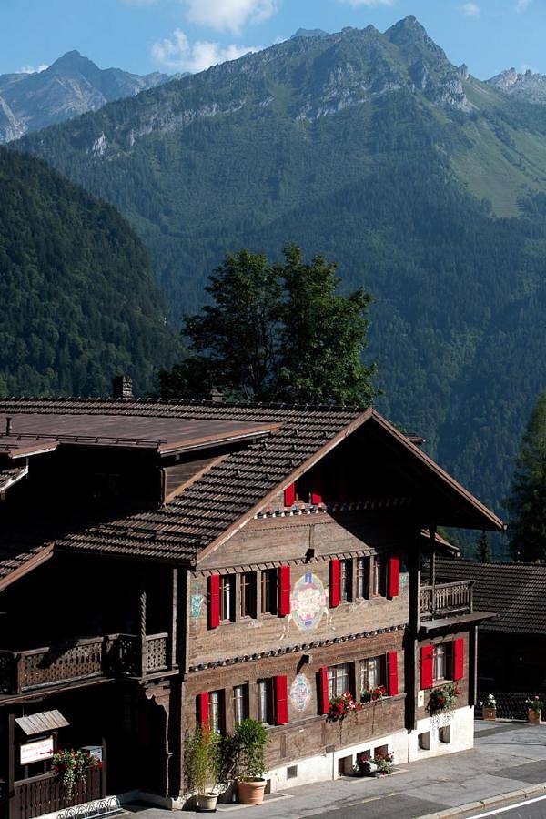 Standard Double Room with Shared Bathroom in Gryon, Alpes Vaudoises
