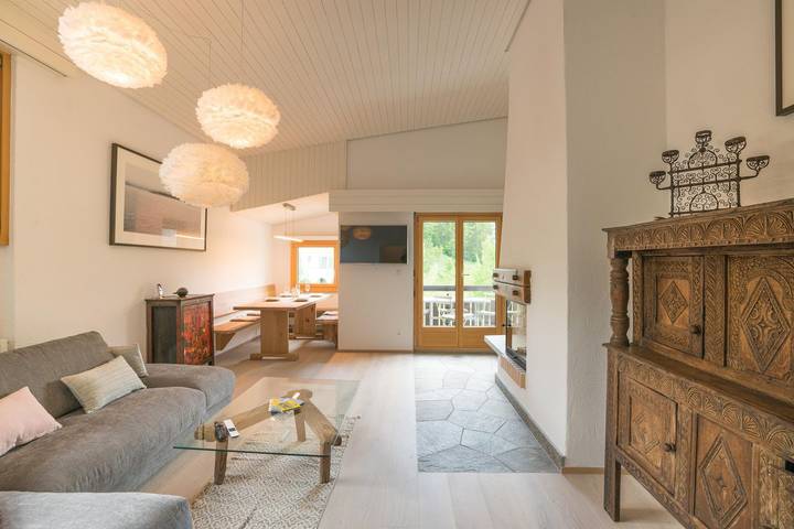 Apartamento entero, Chesa Maria – Grosszügig wohnen zu zweit mit Seeblick in Furtschellas, Sils im Engadin/Segl