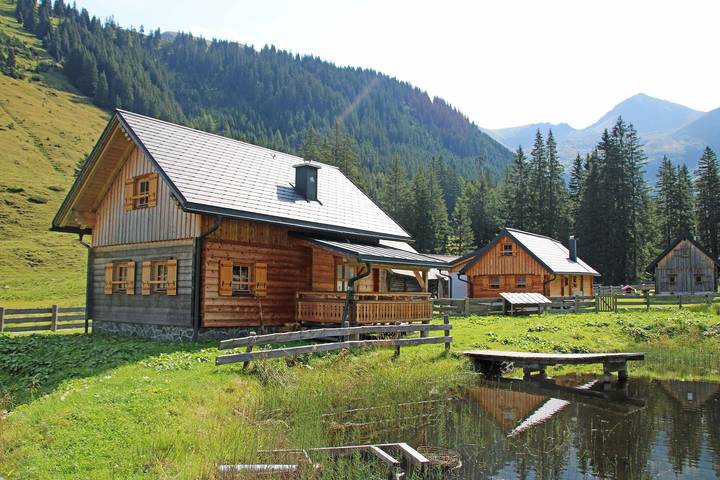 Ganze Ferienwohnung, 3 - Raum Hütte für bis zu 6 Personen in St. Nikolai im Sölktal, Tauern