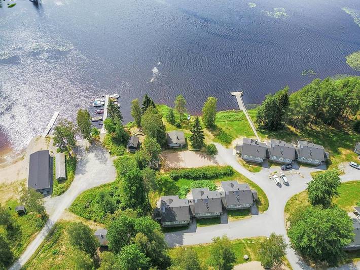 Ferienhaus für 8 Personen, mit Terrasse und Garten sowie Sauna und Ausblick in Virrat