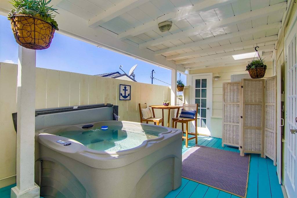 Charmantes Ferienhaus am Hang mit Meerblick in San Diego, San Diego County