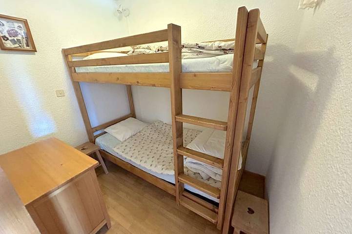 Appartement entier, Studio cabine lumineux aux Saisies, 4 pers, balcon sud in Les Saisies, Région d'Albertville