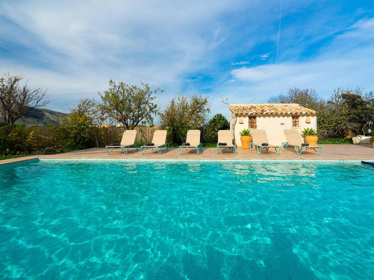 Charming house in Denia with private pool, garden and air conditioning in Ondara, Costa Blanca