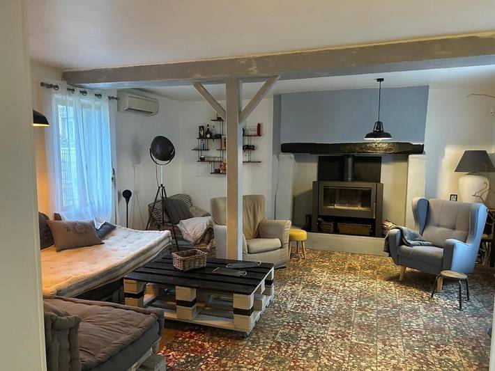 Maison d’hôte pour 8 personnes, avec jardin à Saint-Martin-aux-Buneaux