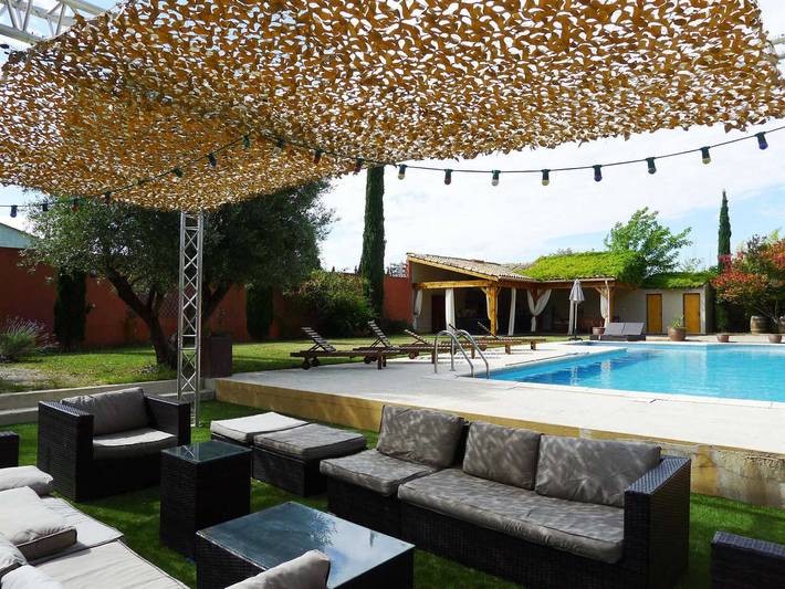 Gîte pour 15 personnes, avec jardin et piscine, animaux acceptés à Canet - 2