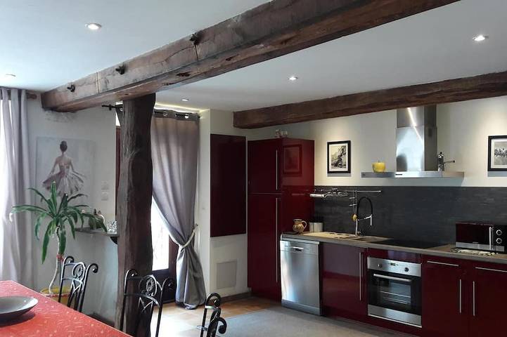 Maison de vacances pour 10 personnes, avec terrasse et jardin