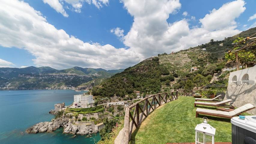Chalet para 6 personas con piscina in Spiaggia Acquachiara, Maiori
