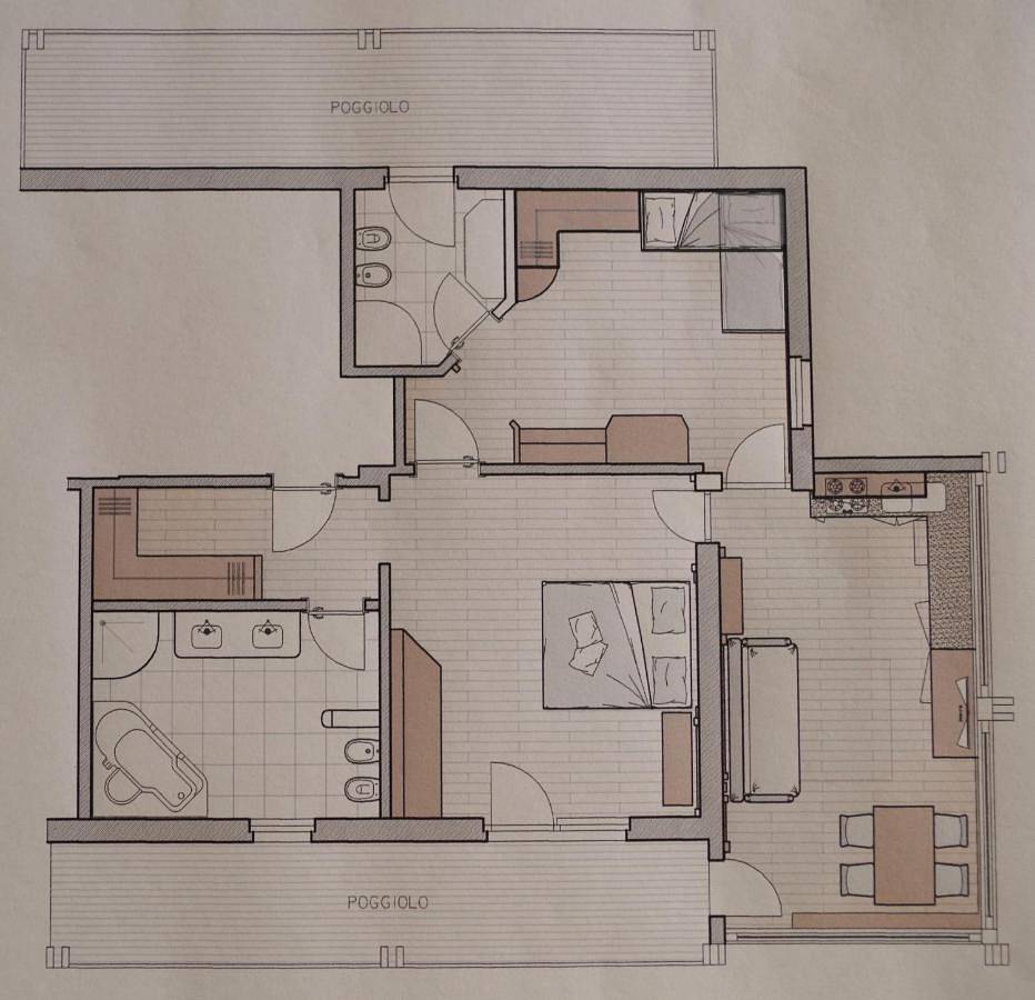 Appartamento intero, Two-Bedroom Apartment in Pinzolo, Dolomiti di Brenta
