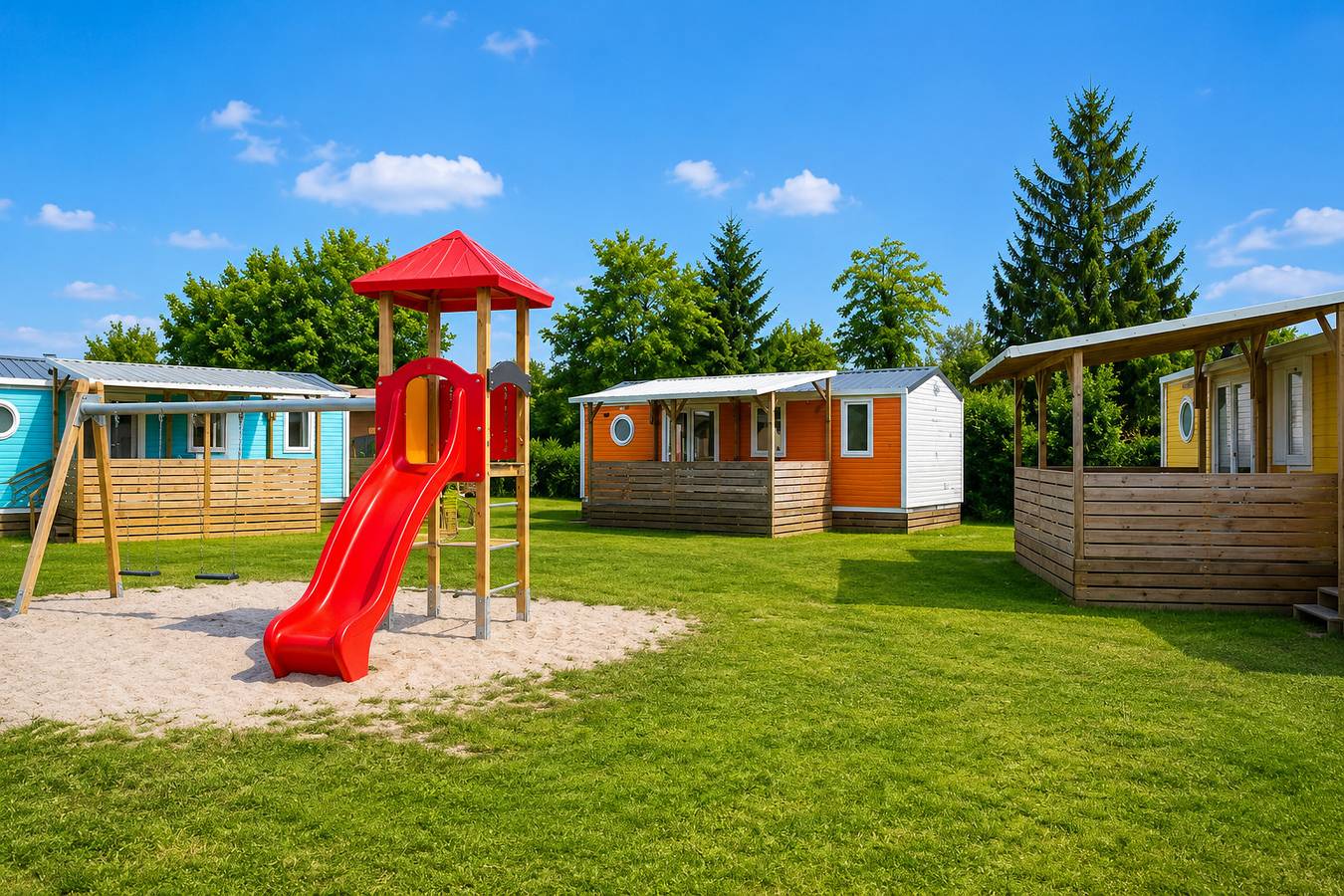 Camping ’t Veld — Verandalodge | 6 personen in Hardenberg, Regio Zwolle