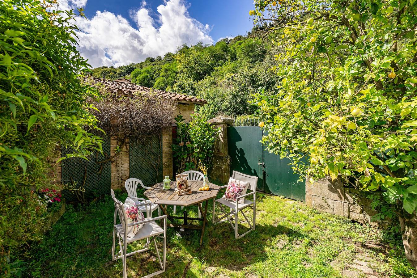 Casa Las Indianas 'Apartment 4' with Mountain Views, Private Garden and Wi-Fi in Renedo de Cabuérniga, Cabuérniga