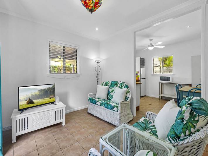 Apartamento entero, La pequeña cabaña azul - Apartamento de abuelas de Marcoola in Mudjimba, Sunshine Coast
