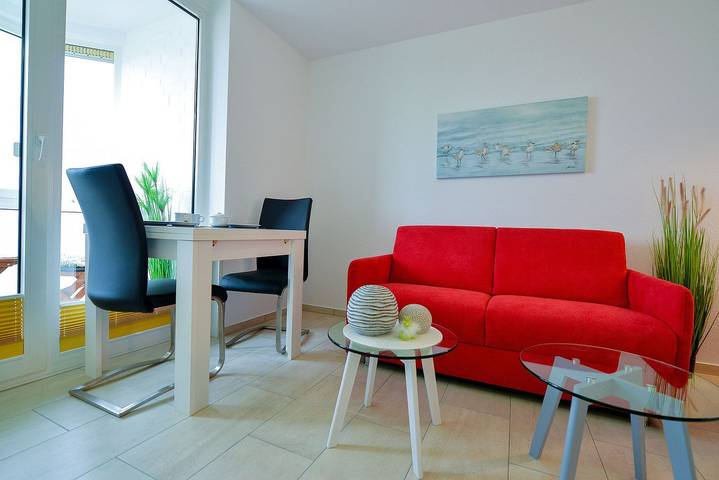 Ferienwohnung für 2 Personen, mit Balkon/Terrasse und Sauna sowie Balkon in Sahlenburg - 2